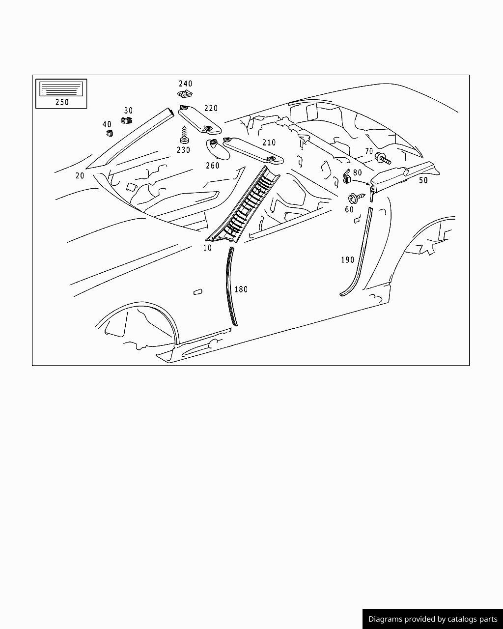 Car part diagram