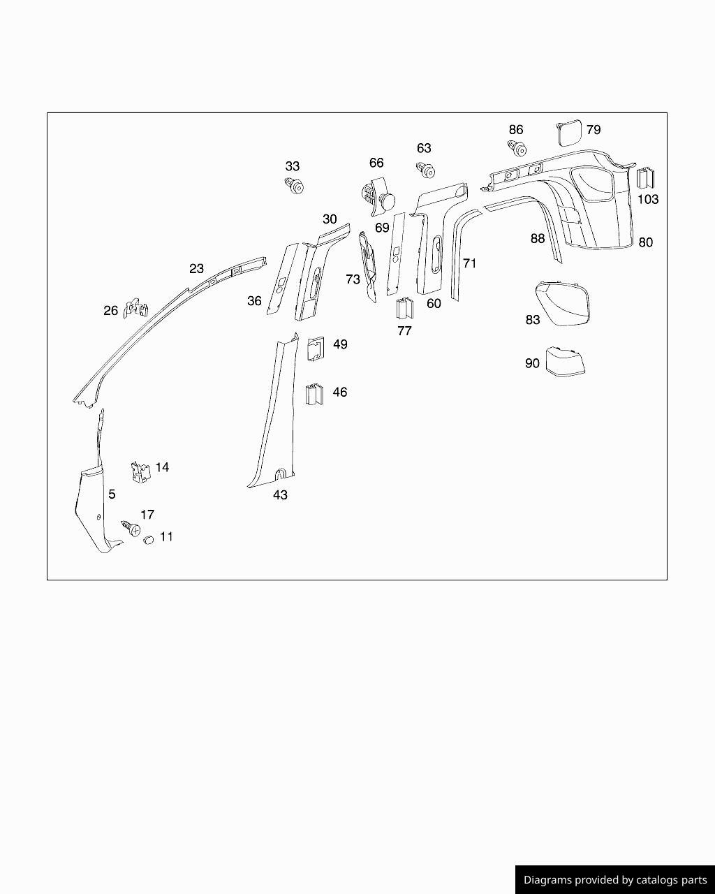 Car part diagram