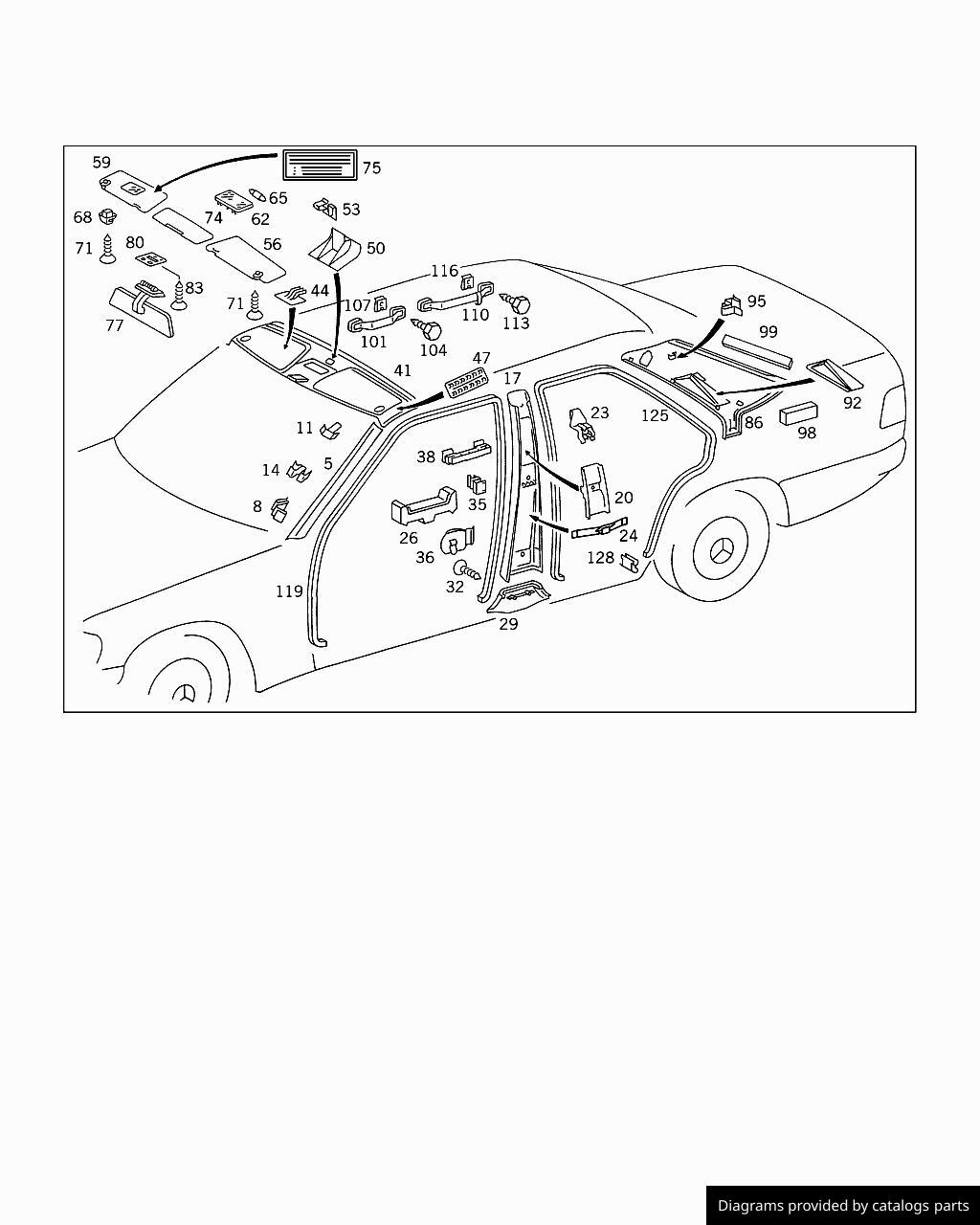Car part diagram