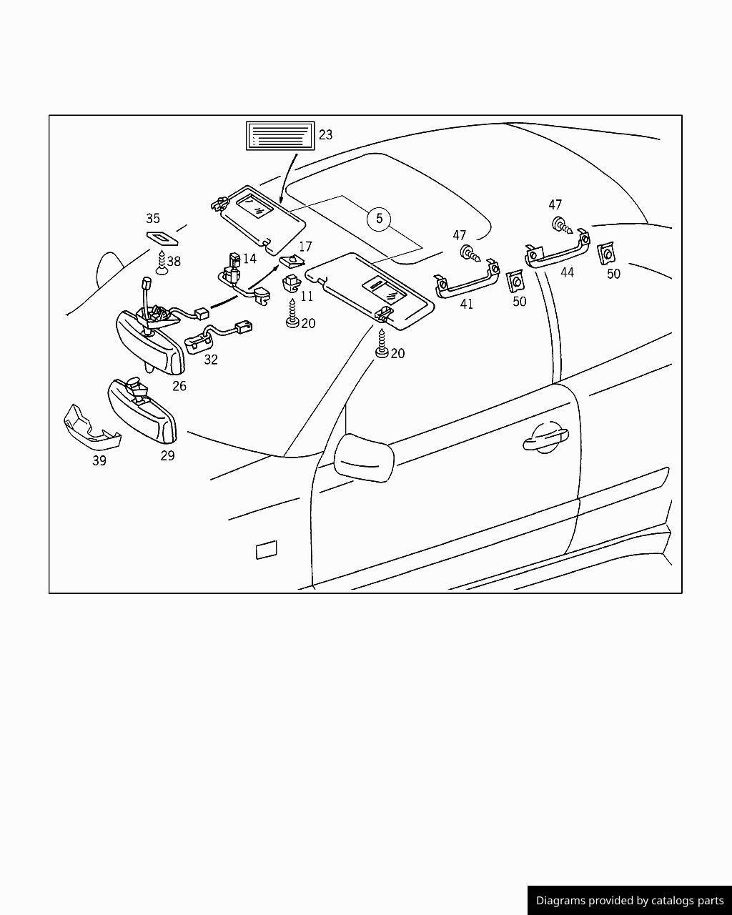 Car part diagram