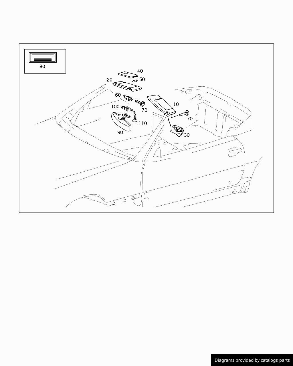 Car part diagram