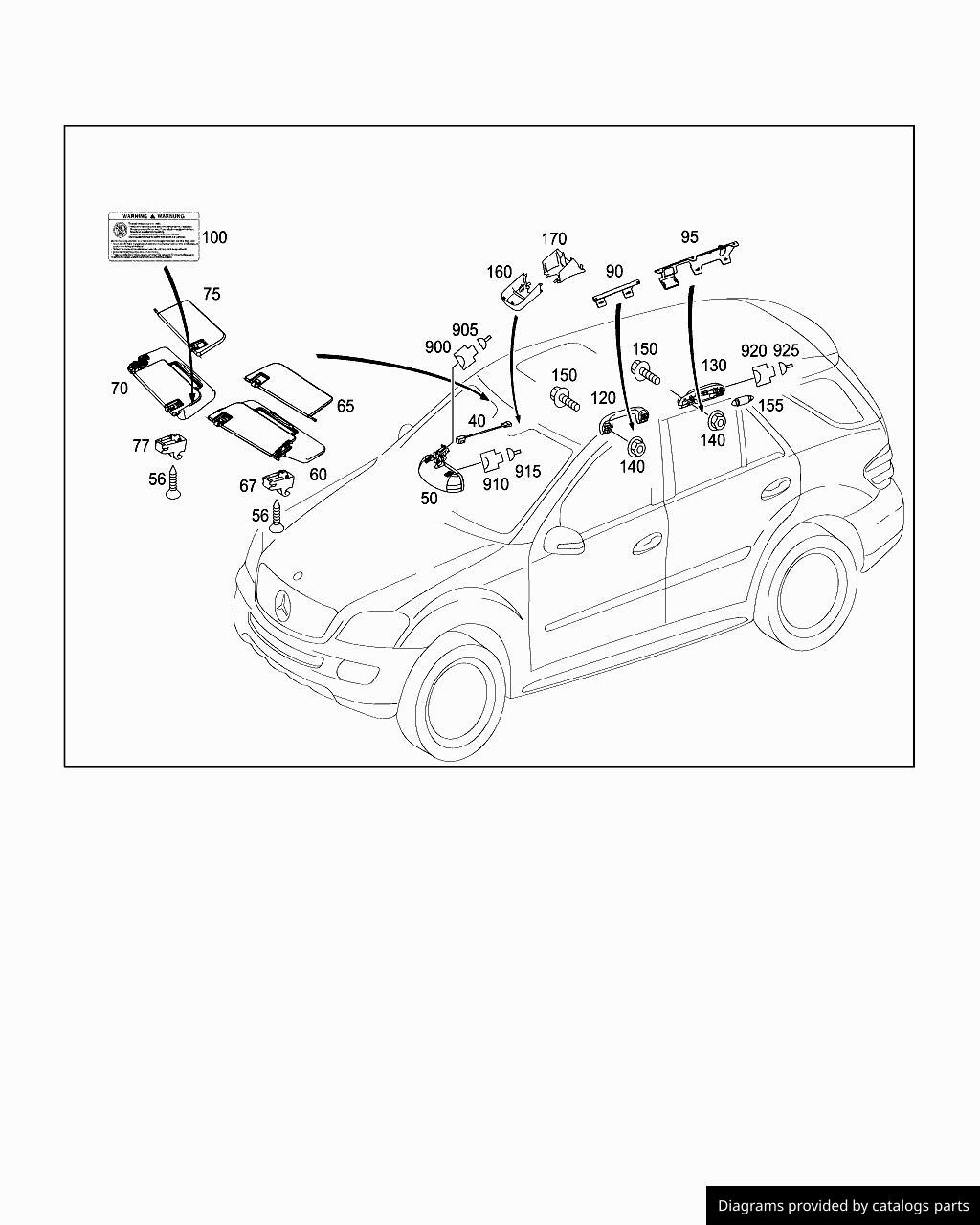Car part diagram