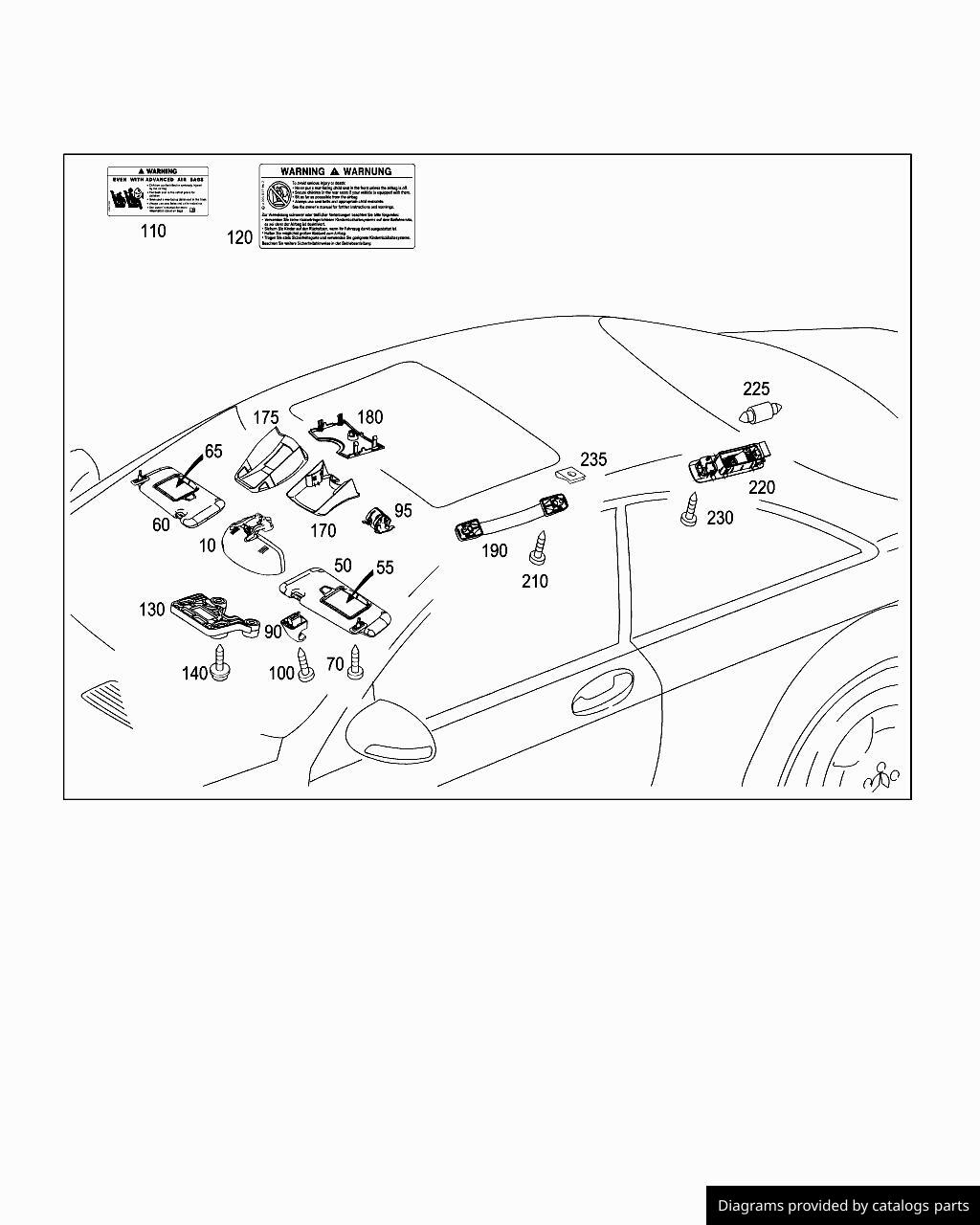 Car part diagram