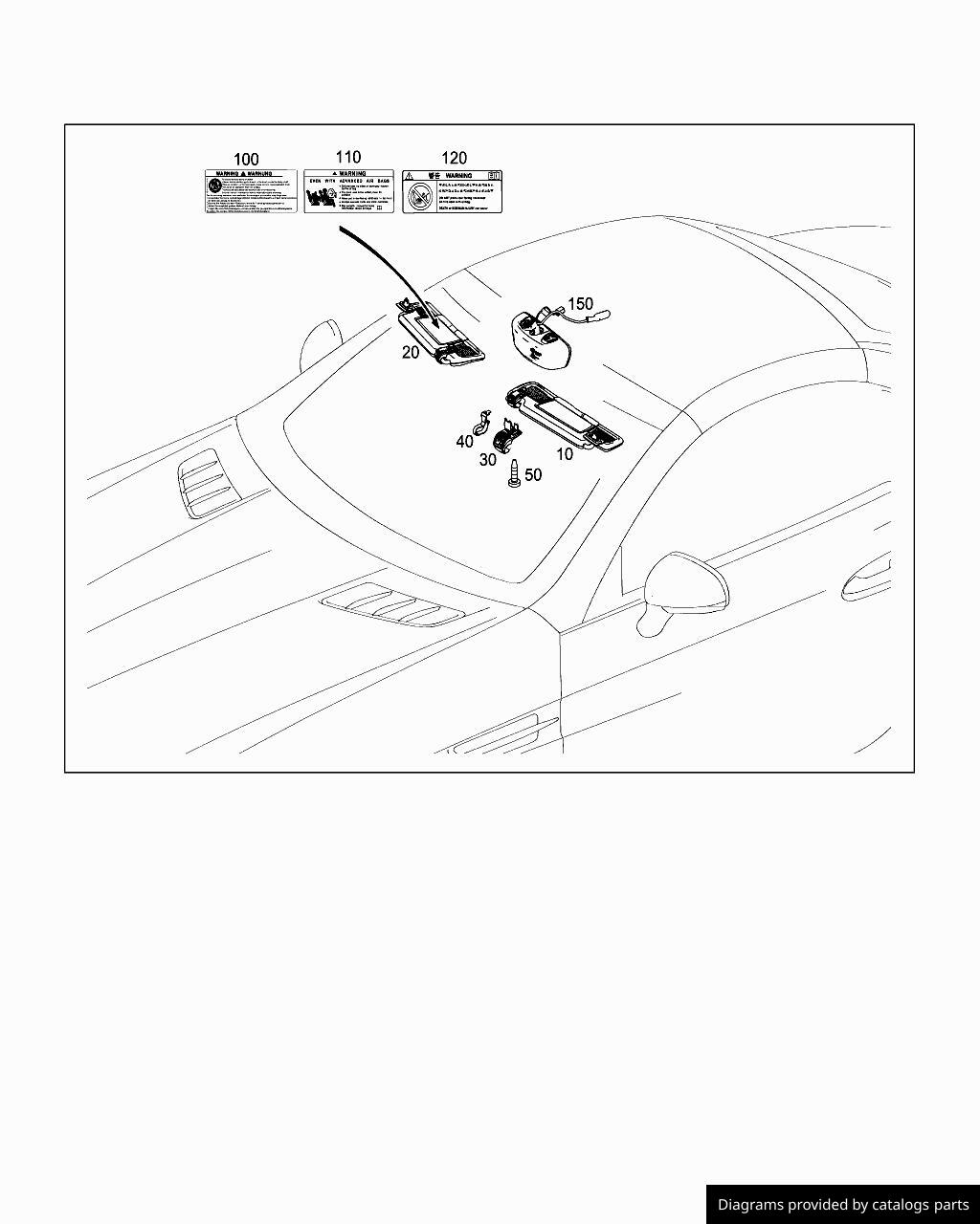 Car part diagram