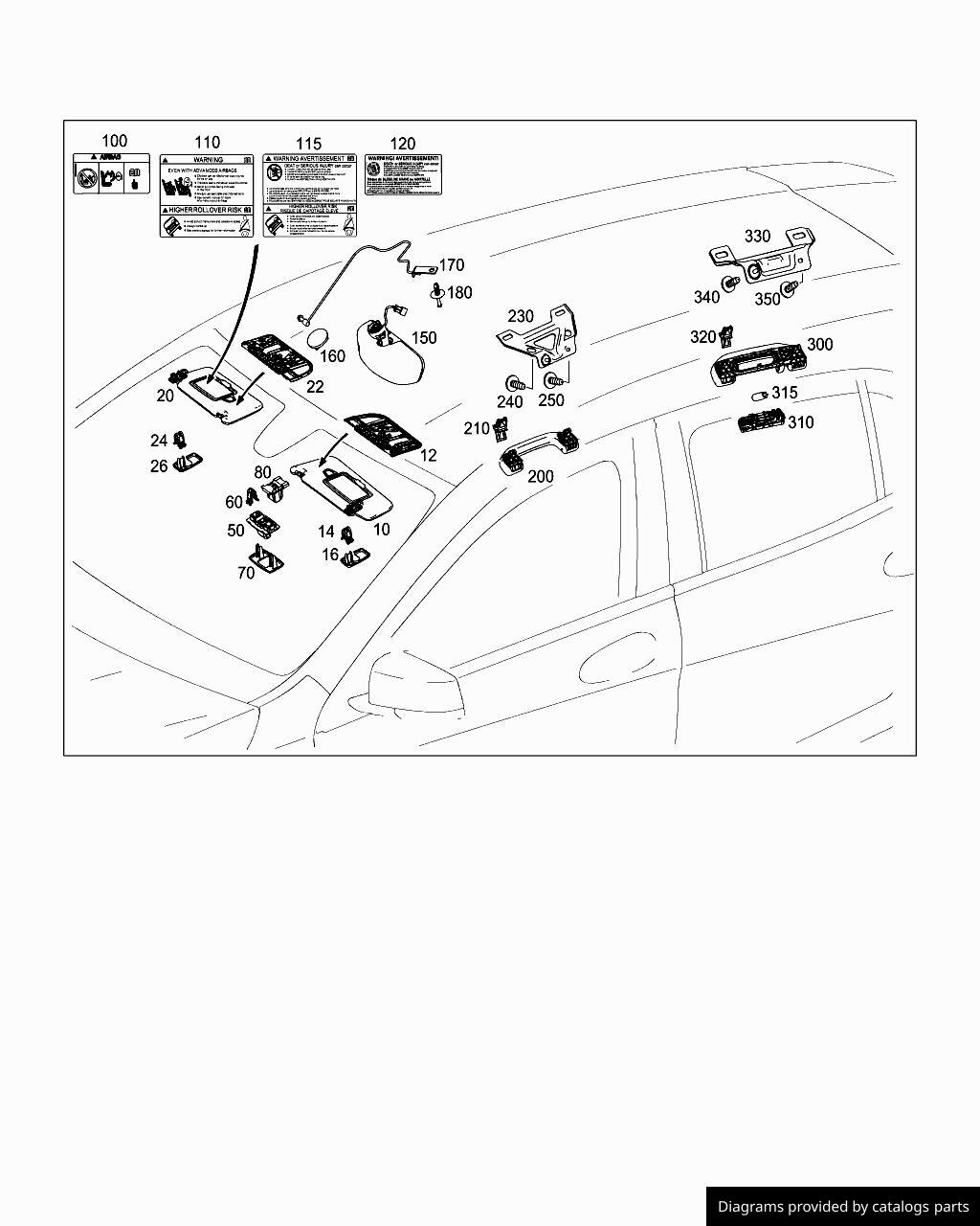 Car part diagram