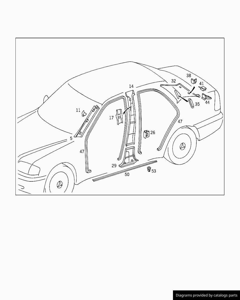 Car part diagram