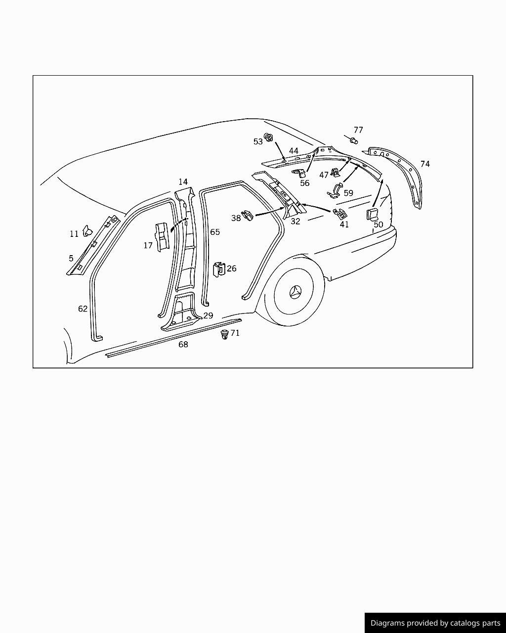 Car part diagram