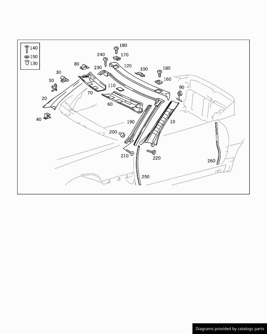 Car part diagram