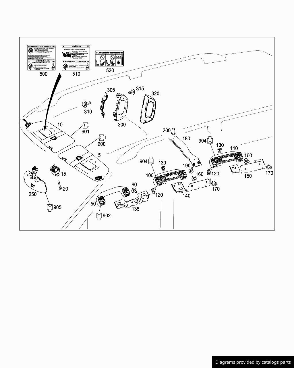 Car part diagram