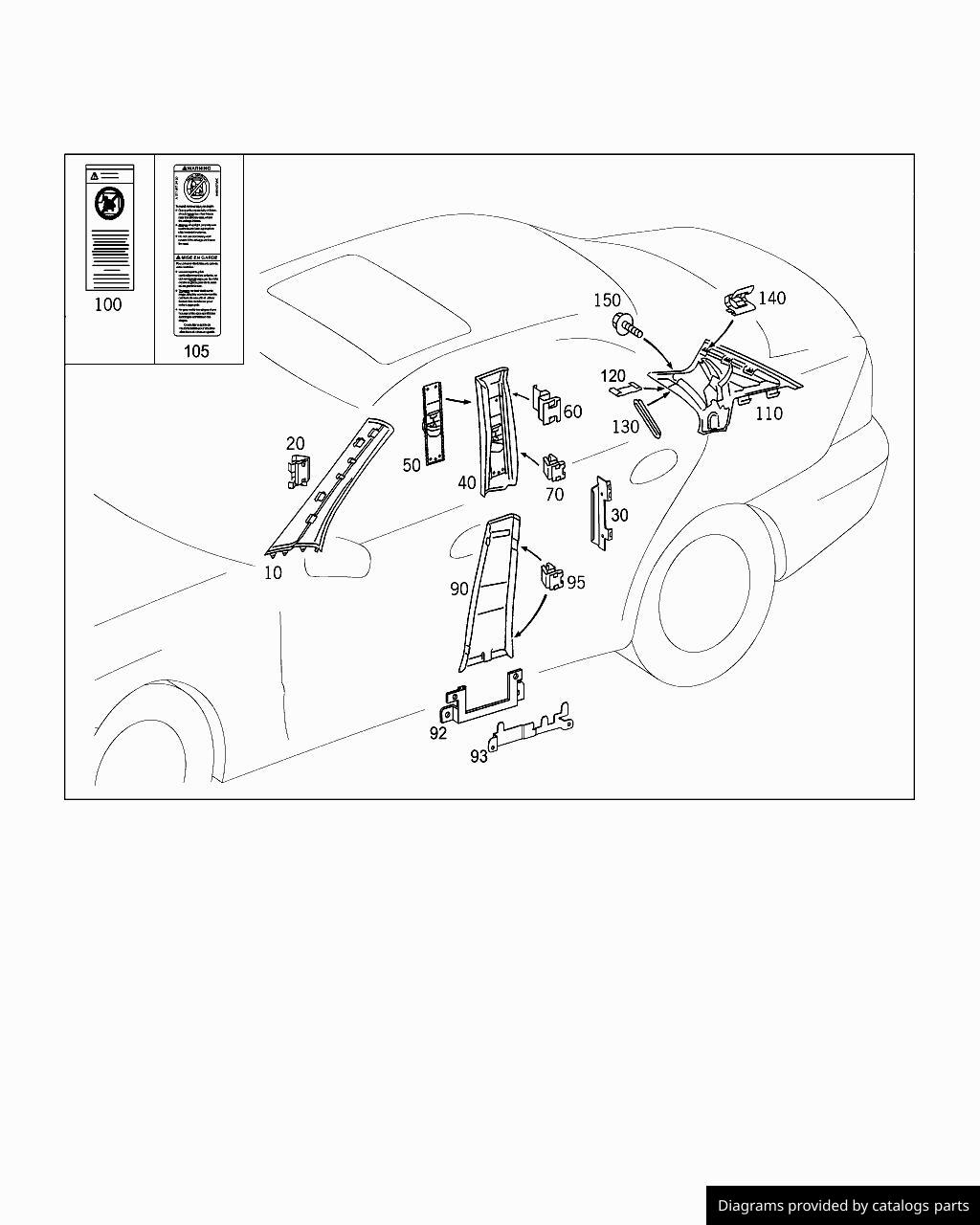 Car part diagram
