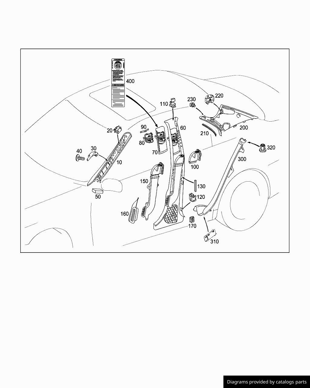 Car part diagram