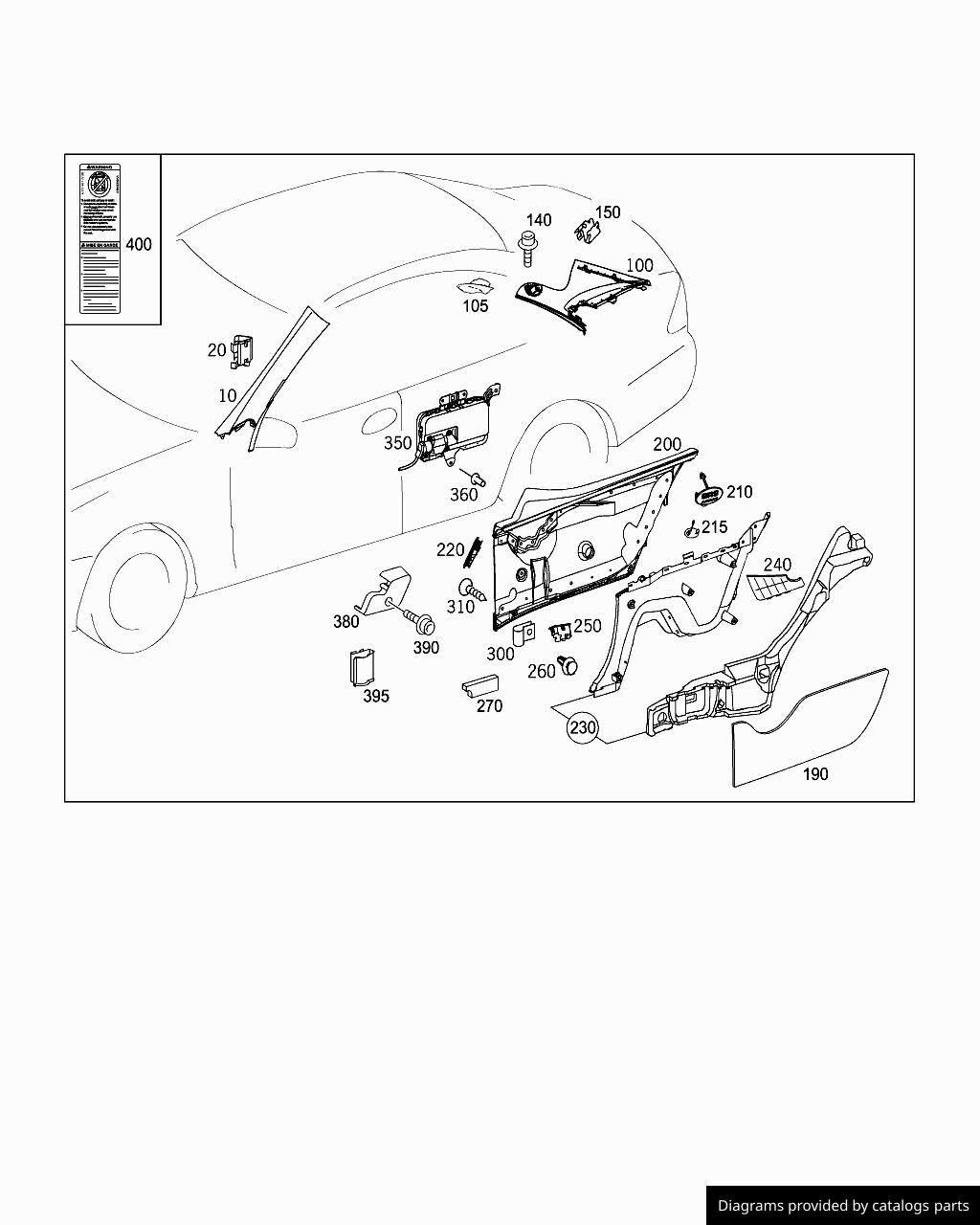 Car part diagram