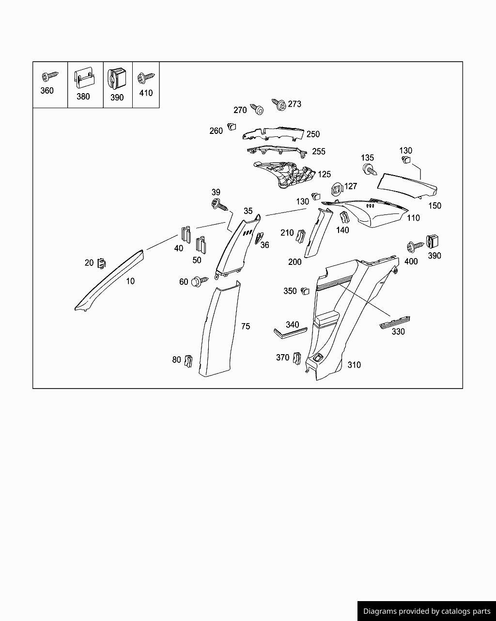 Car part diagram