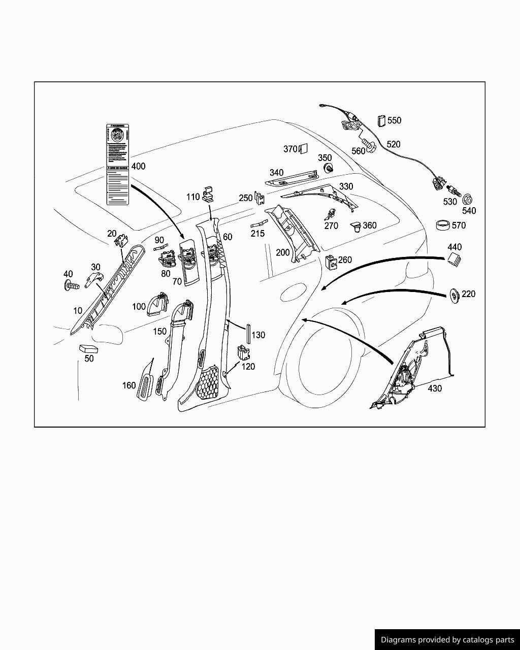 Car part diagram