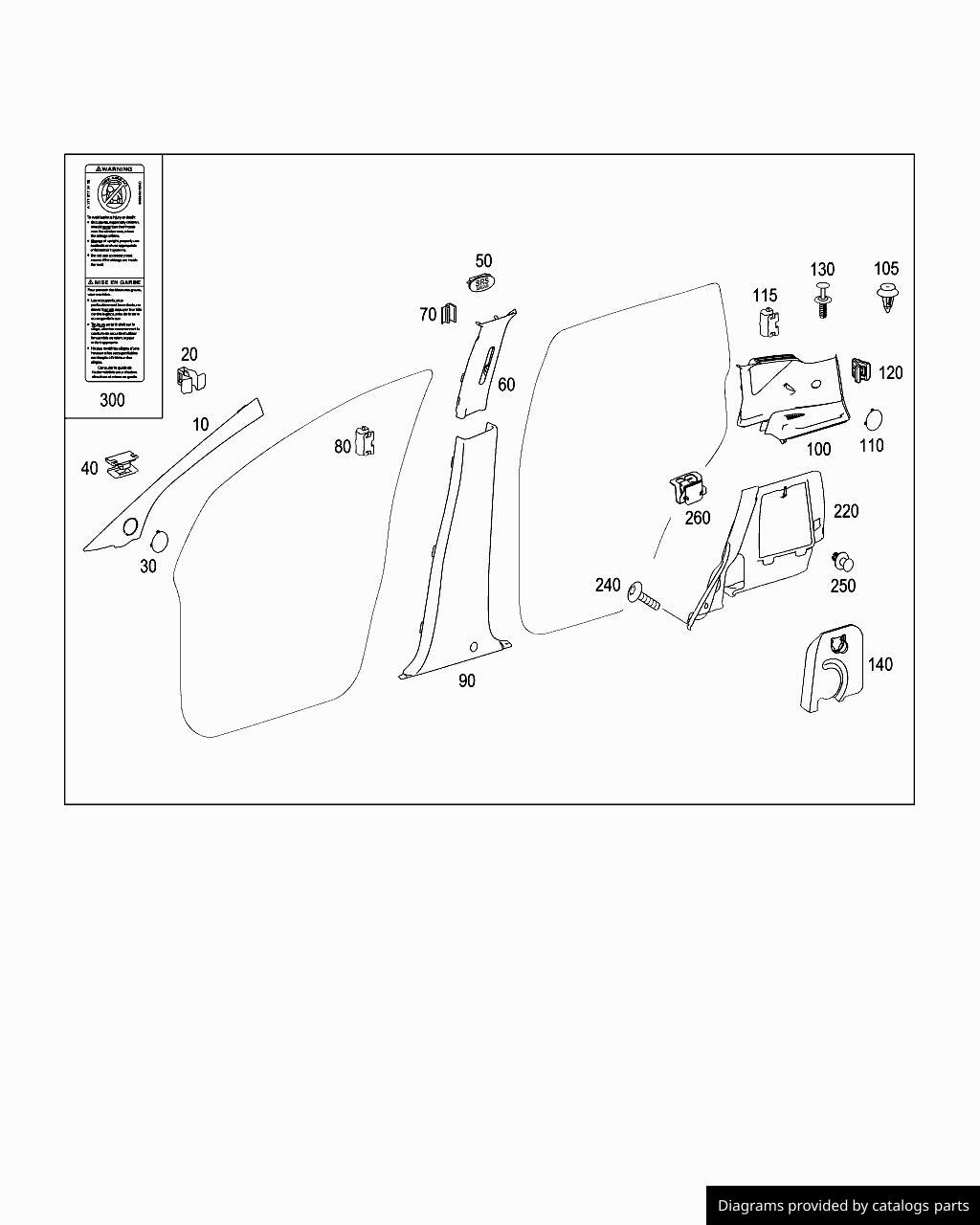 Car part diagram