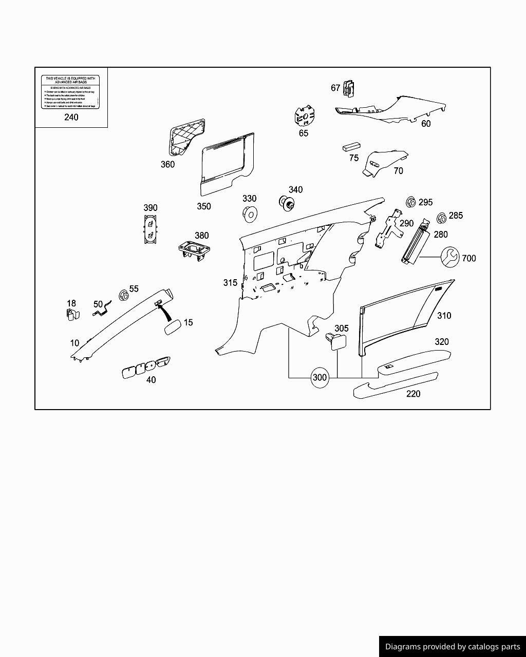 Car part diagram