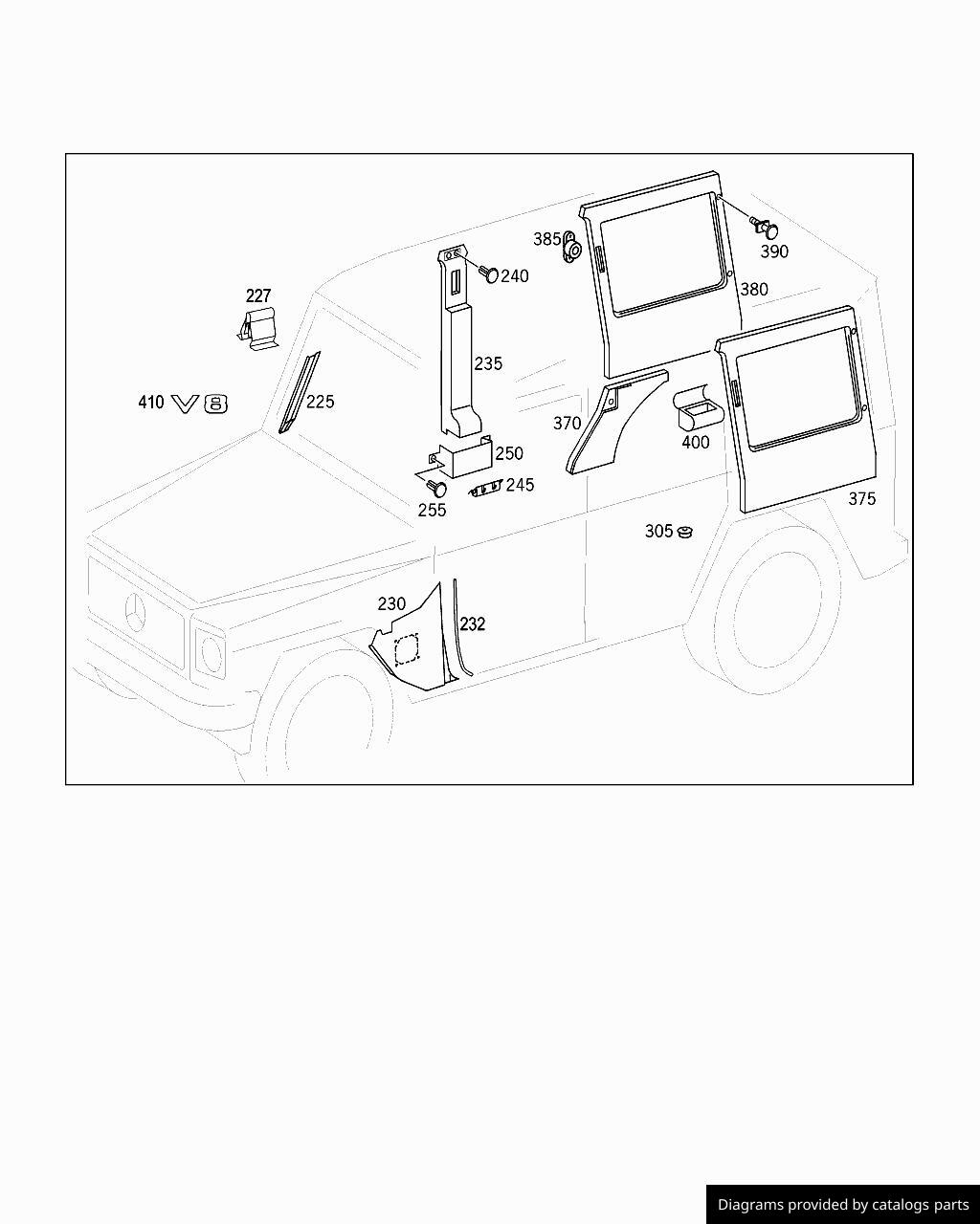 Car part diagram