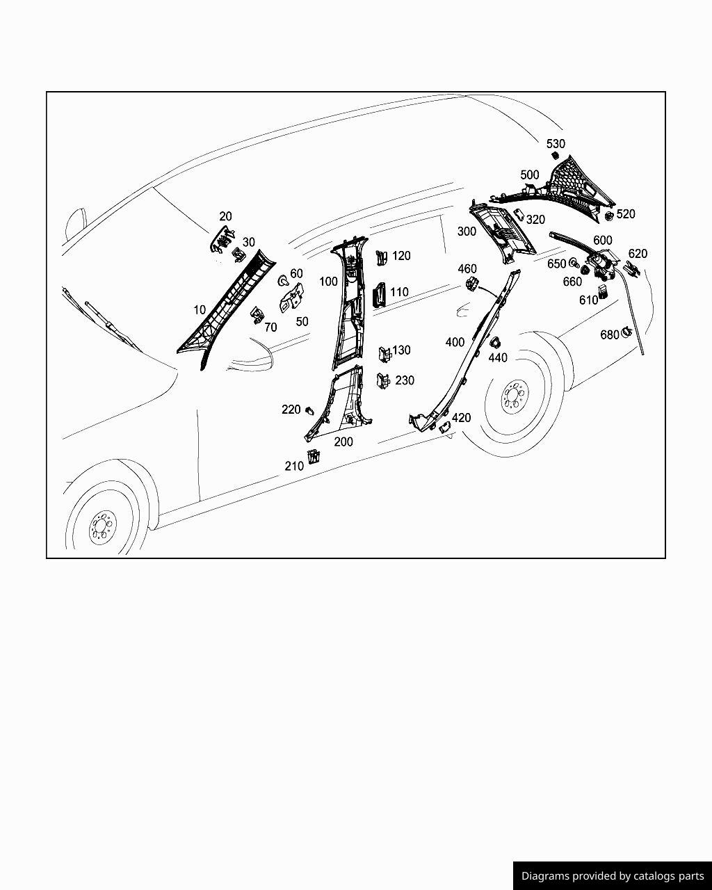 Car part diagram