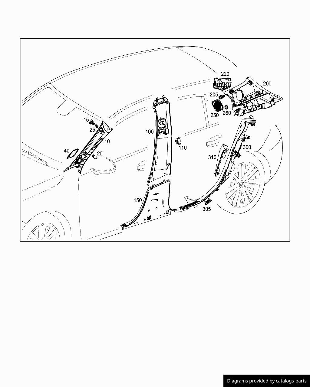 Car part diagram