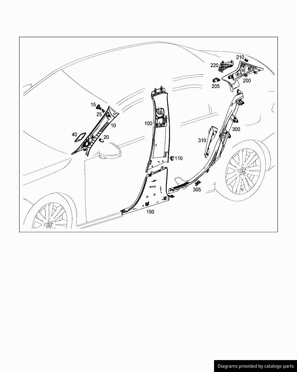 Car part diagram