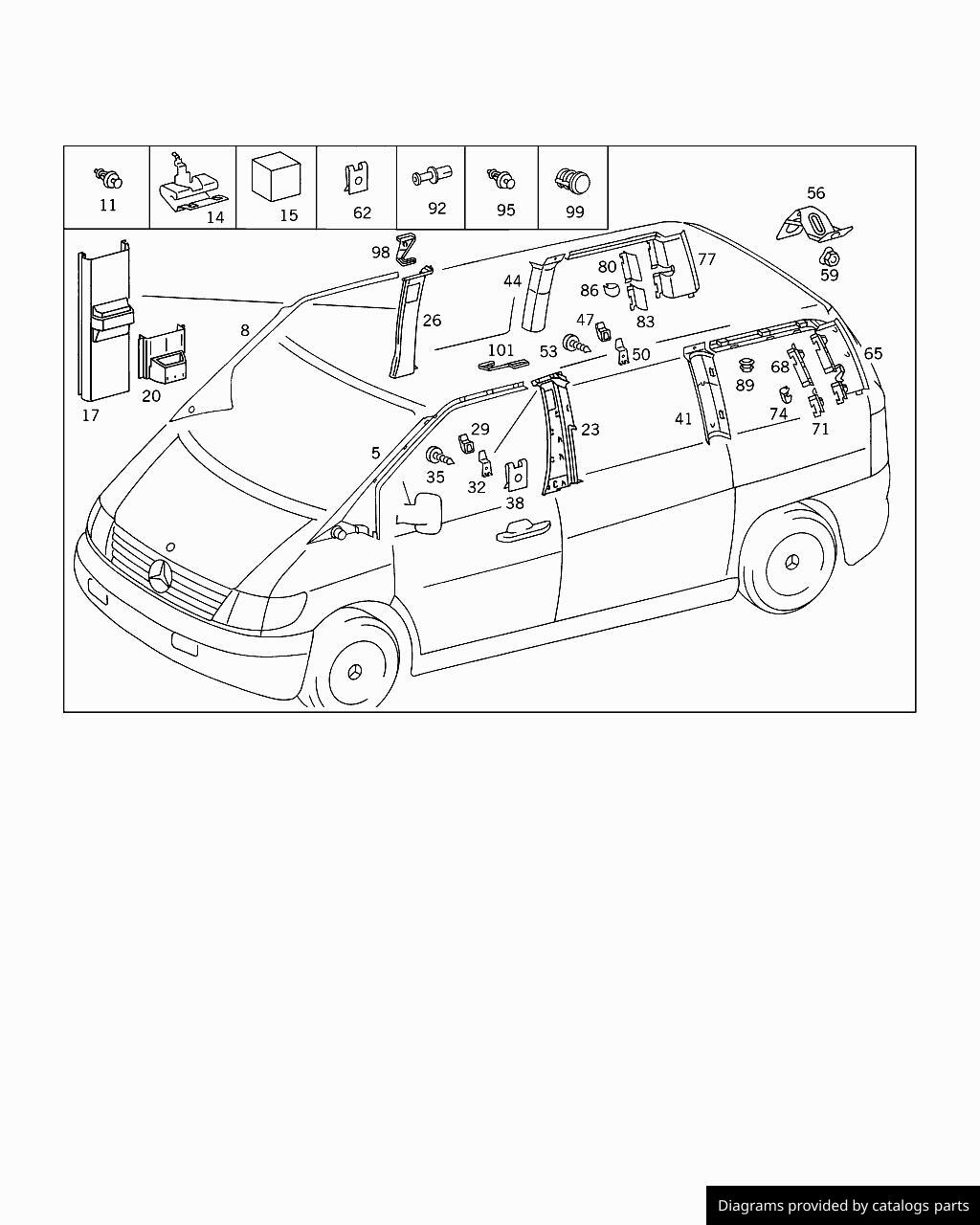 Car part diagram
