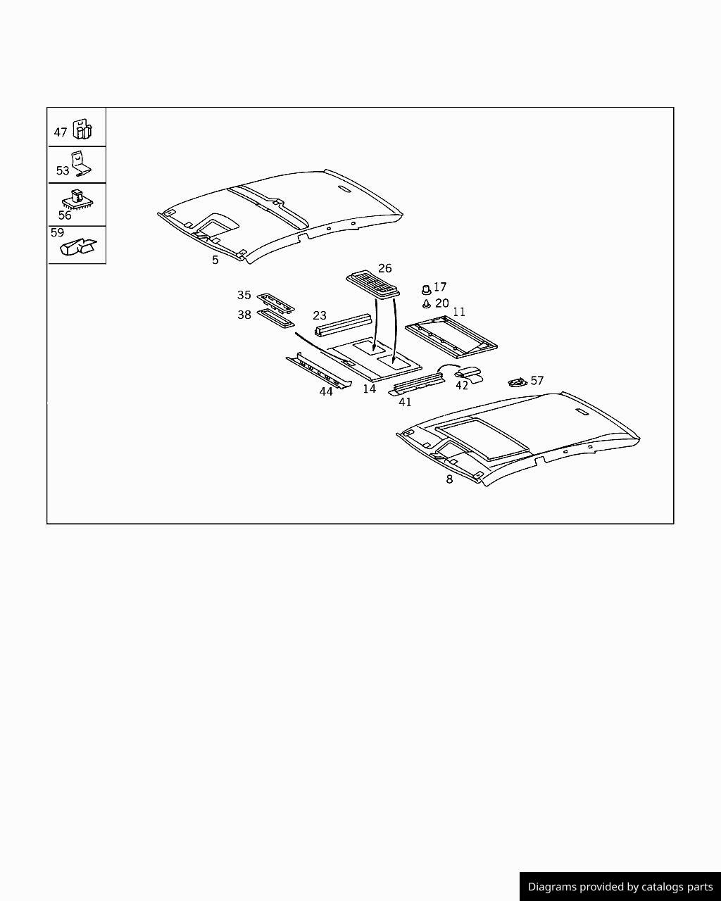Car part diagram