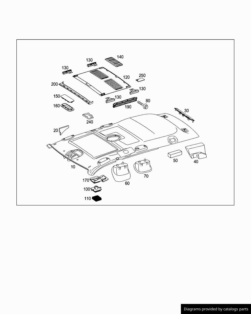 Car part diagram