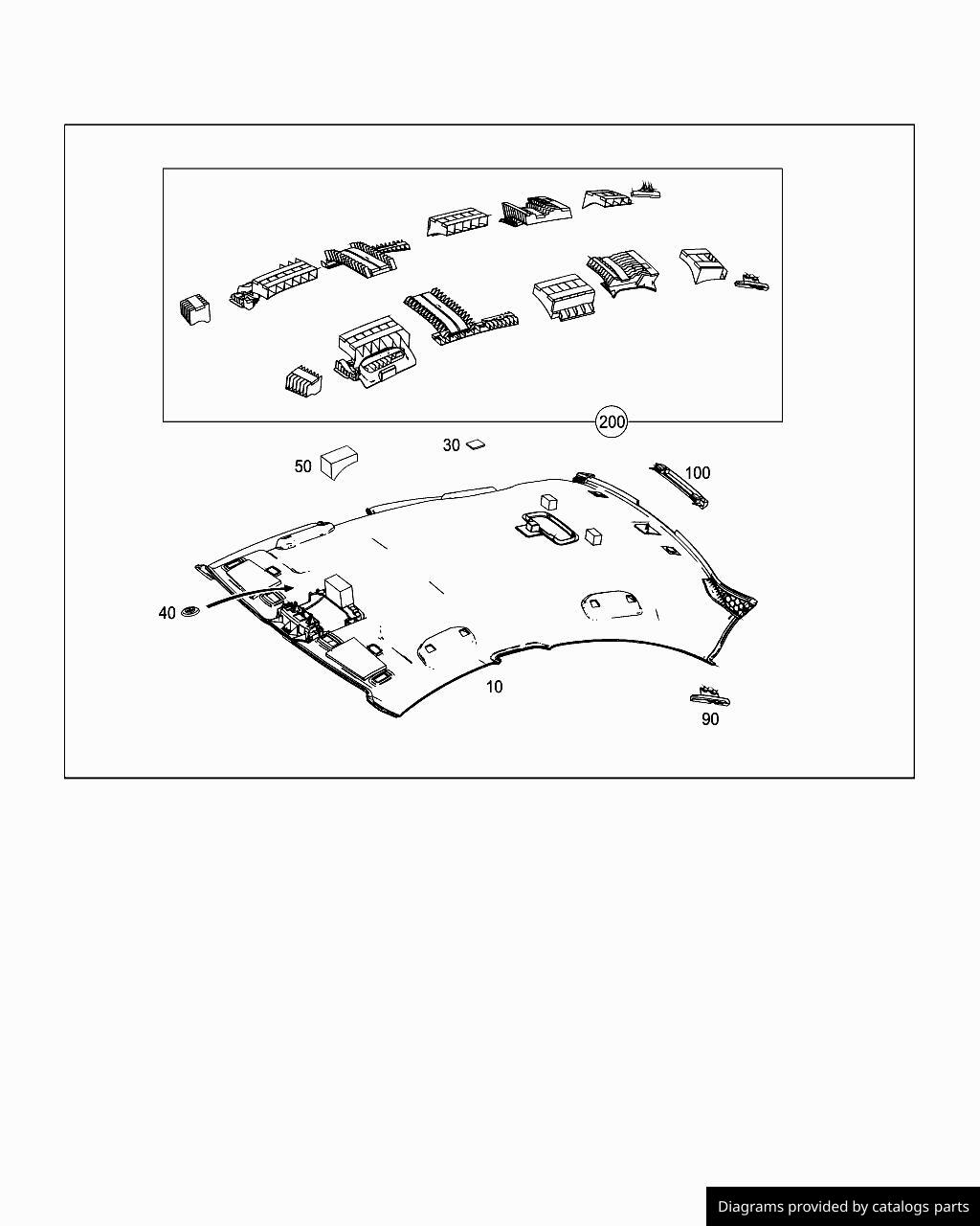 Car part diagram