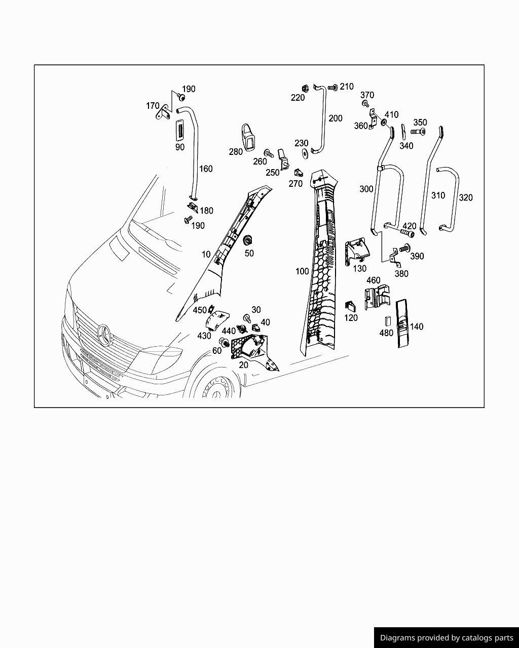 Car part diagram