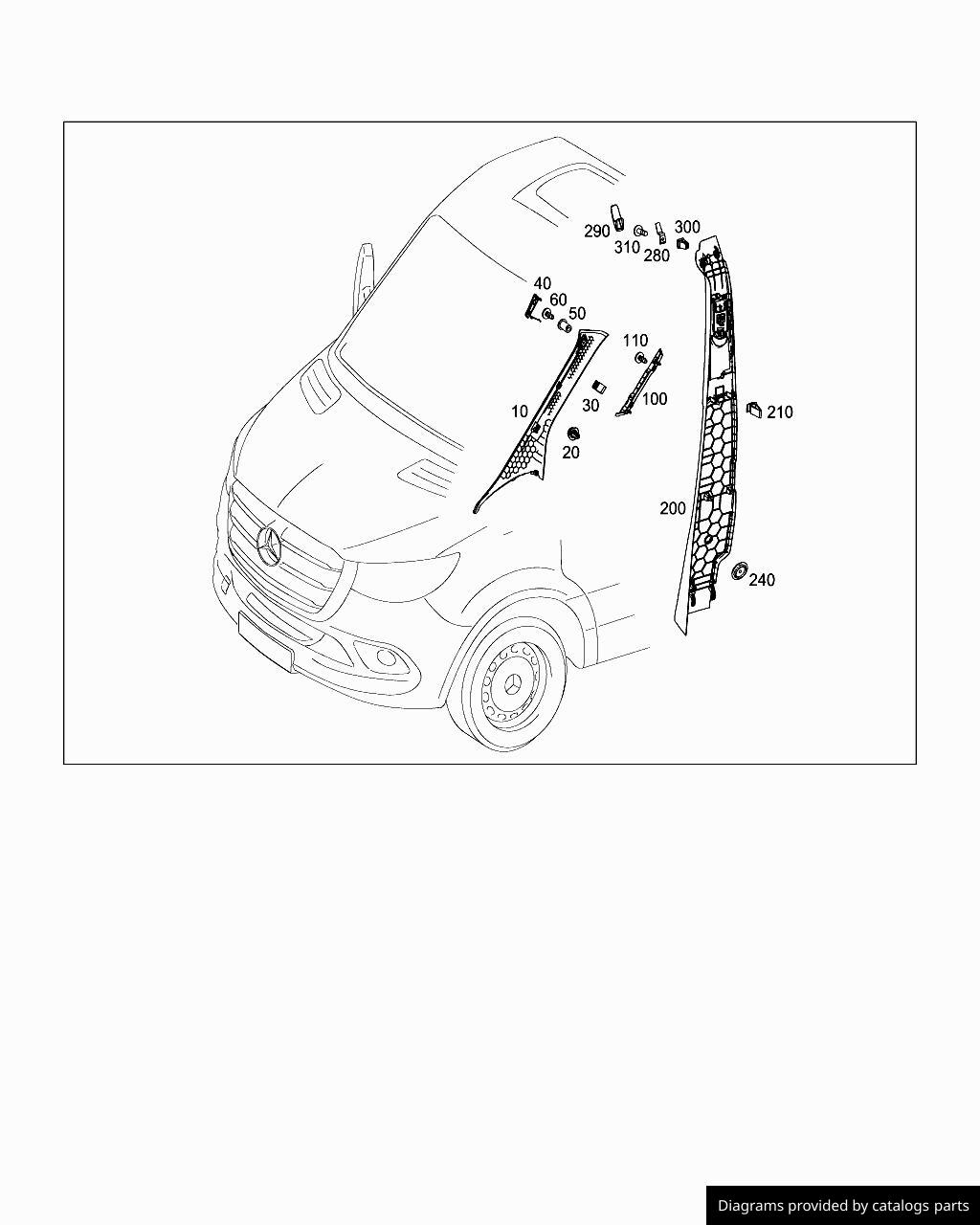 Car part diagram