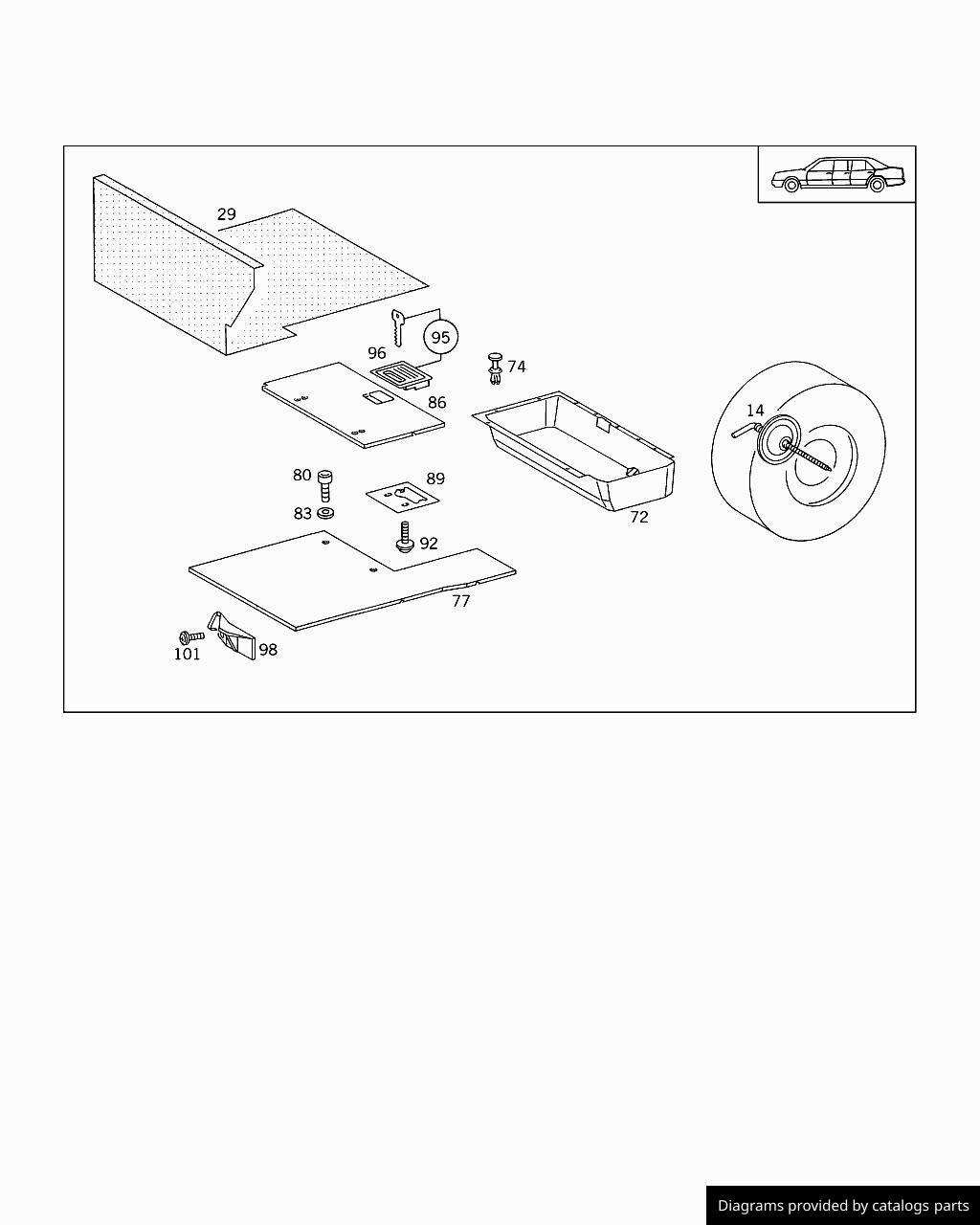 Car part diagram