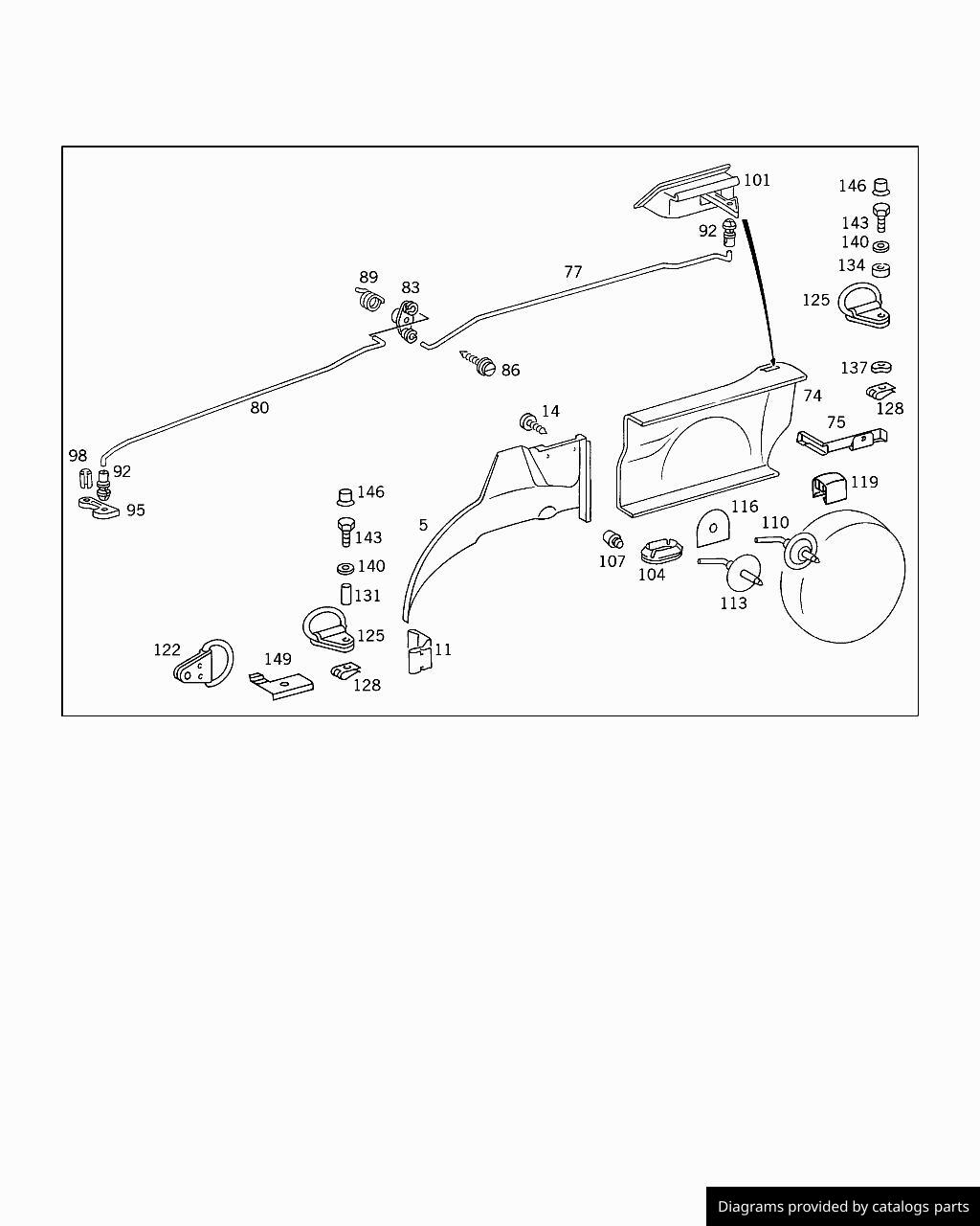 Car part diagram