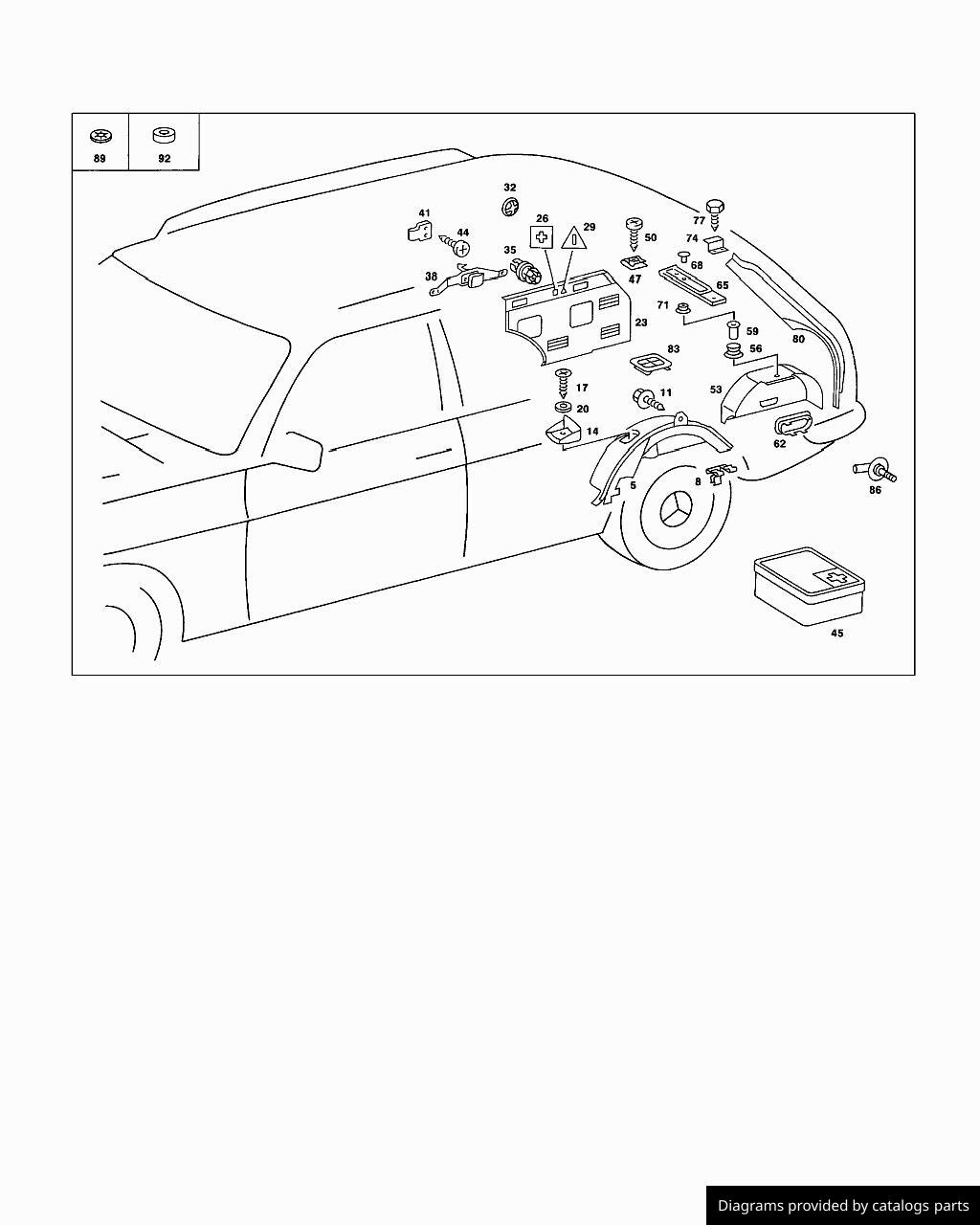 Car part diagram
