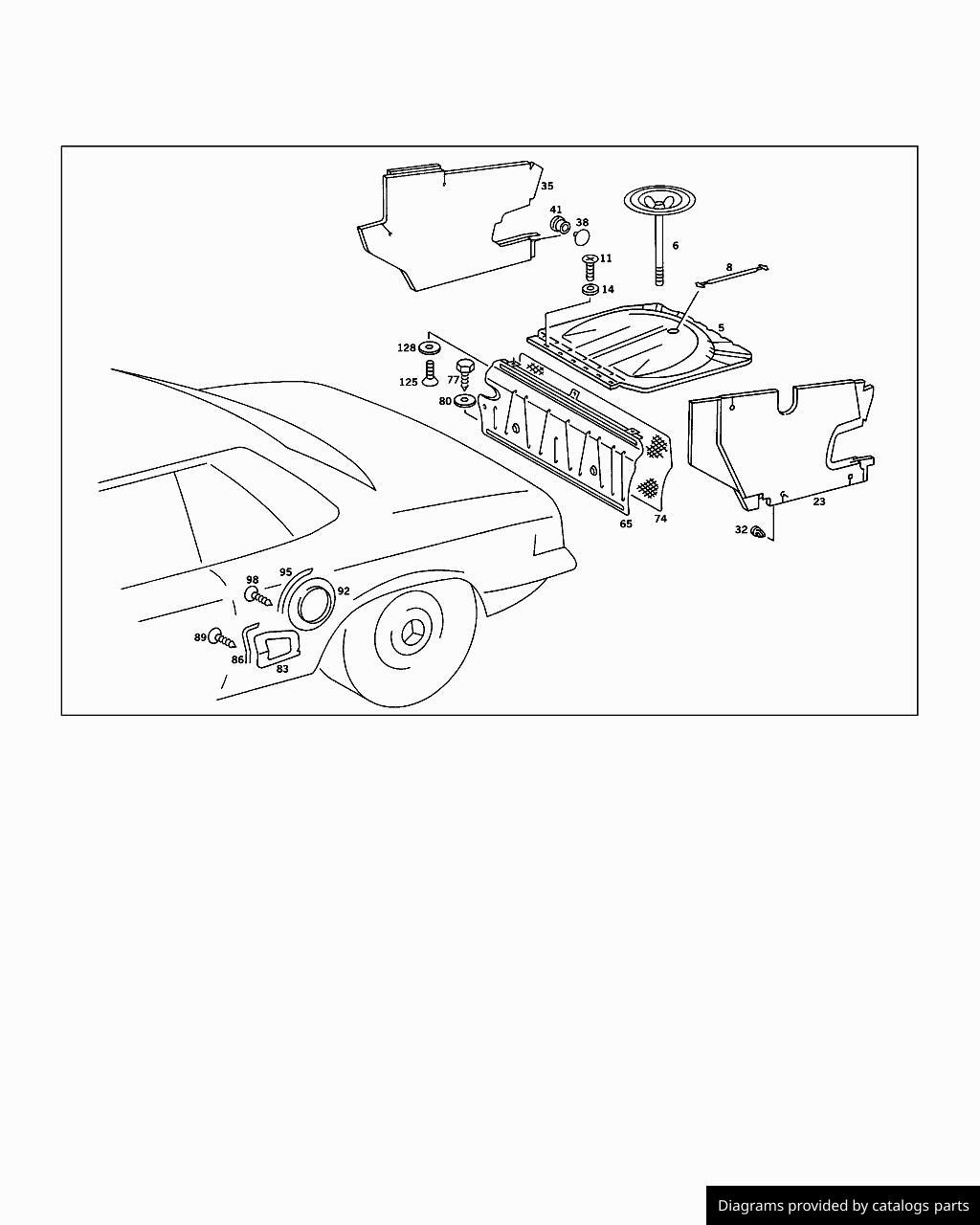 Car part diagram