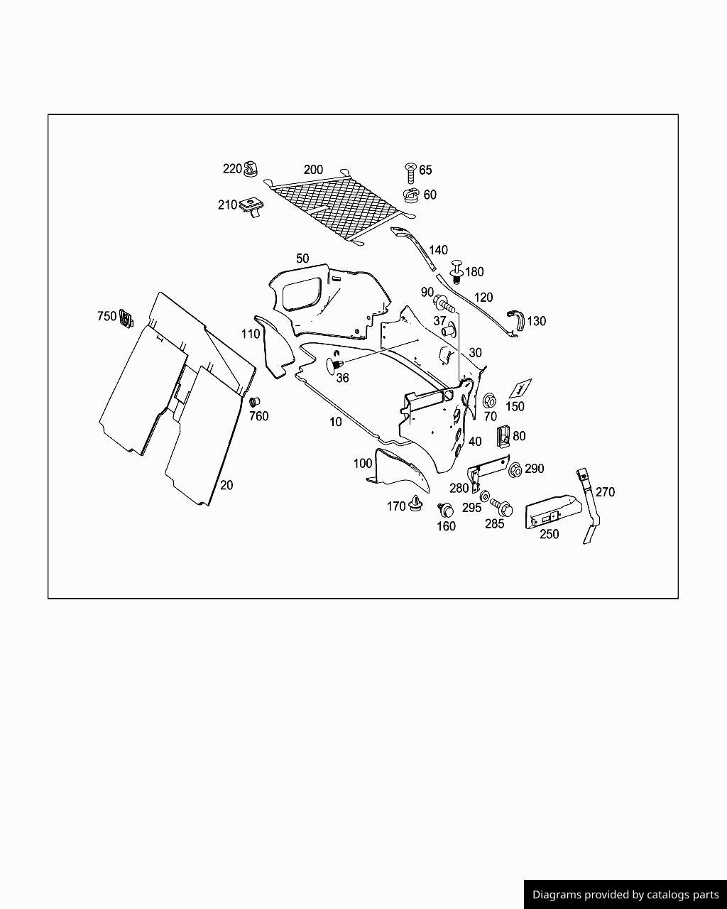 Car part diagram