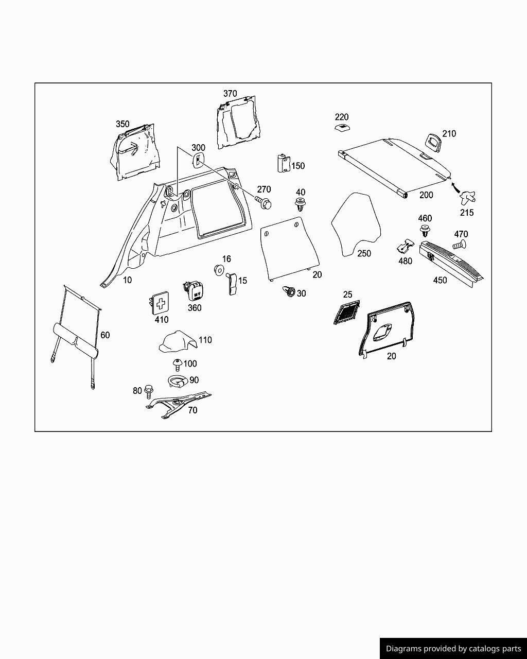 Car part diagram