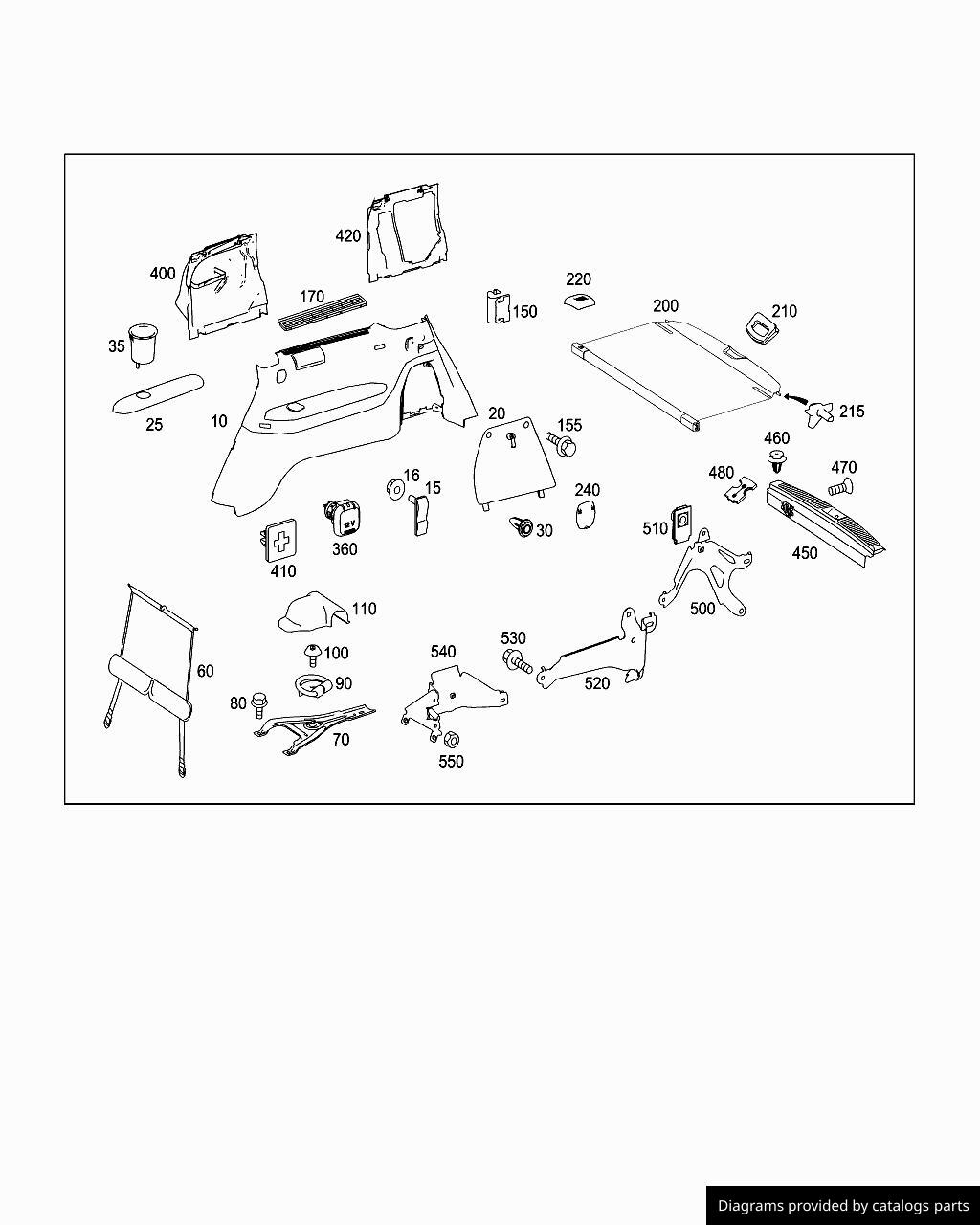 Car part diagram