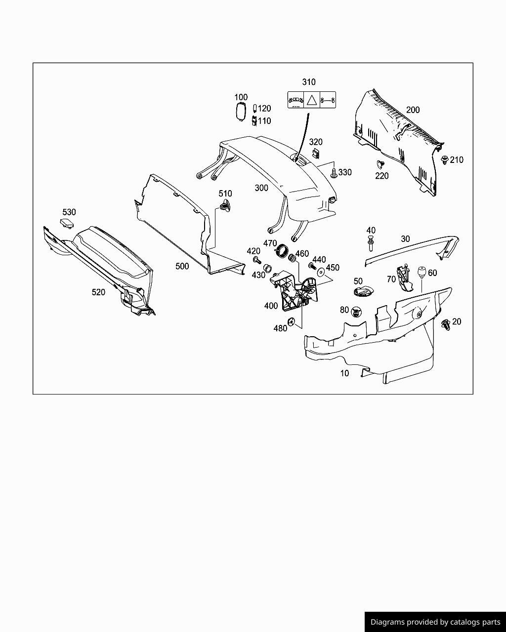 Car part diagram