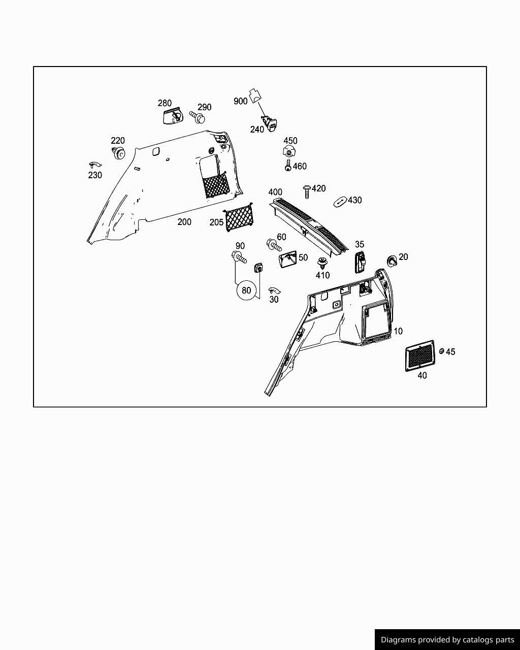 Car part diagram