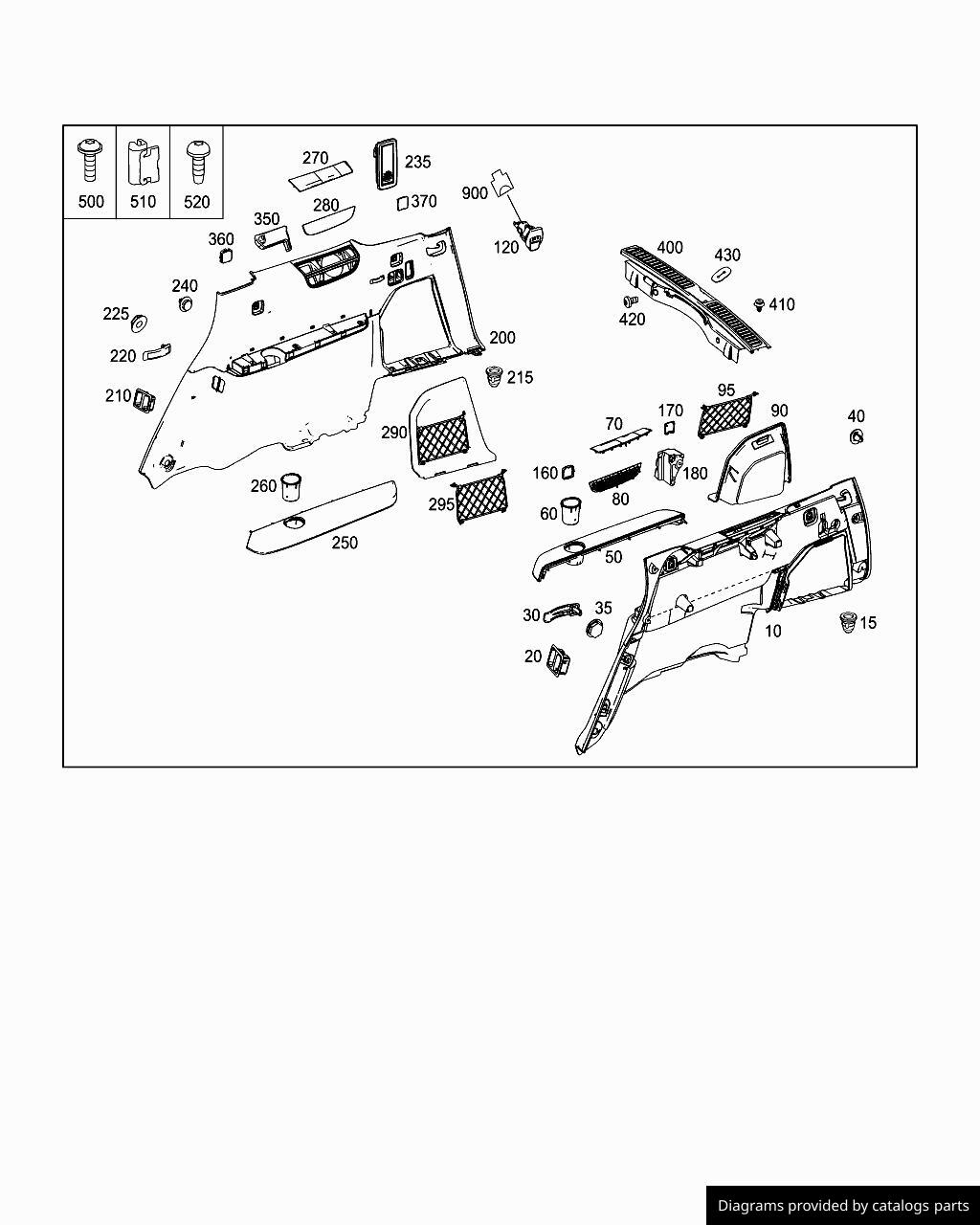 Car part diagram