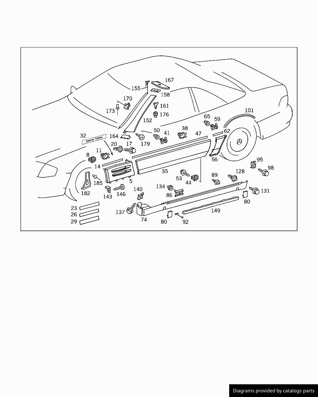 Car part diagram