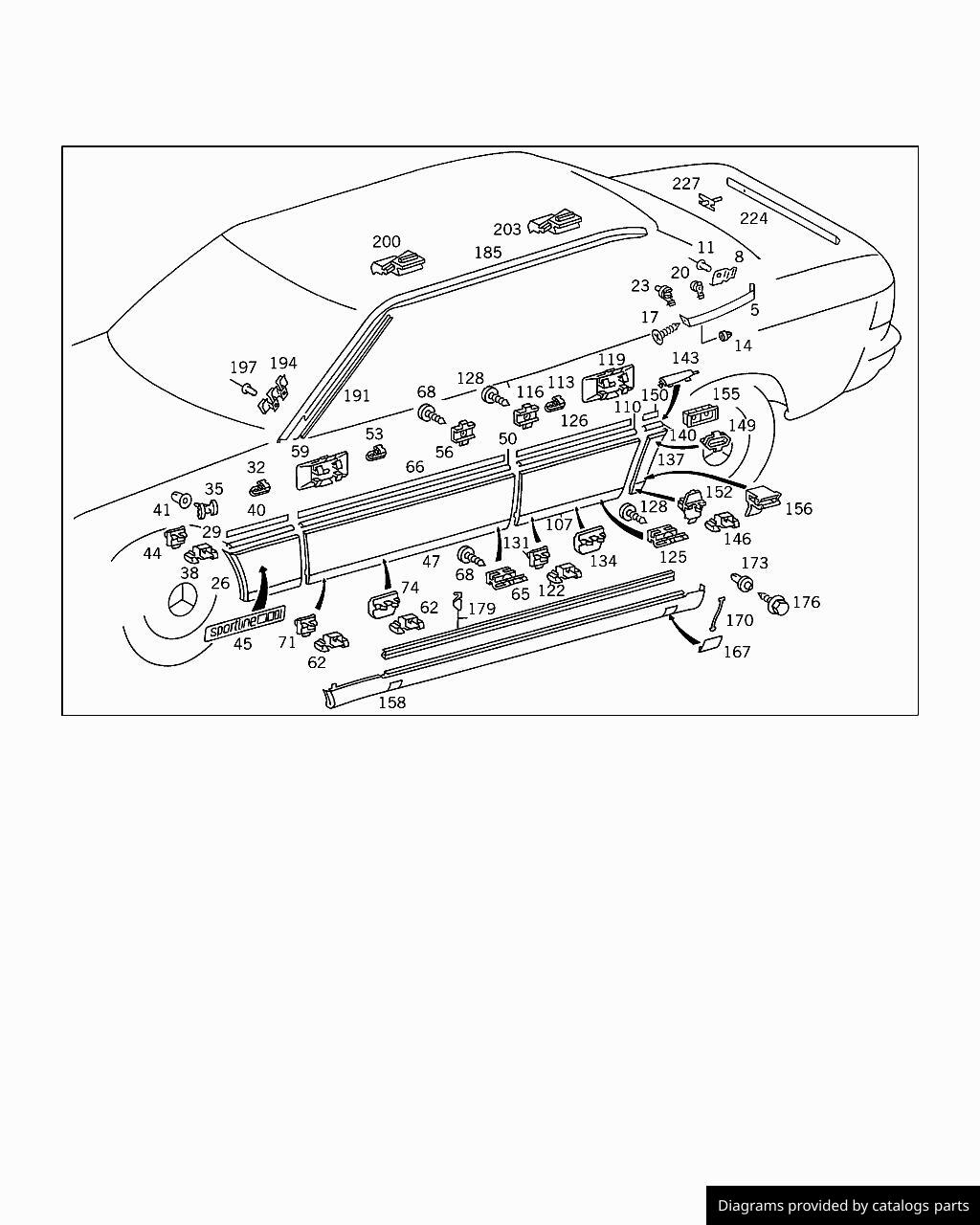 Car part diagram