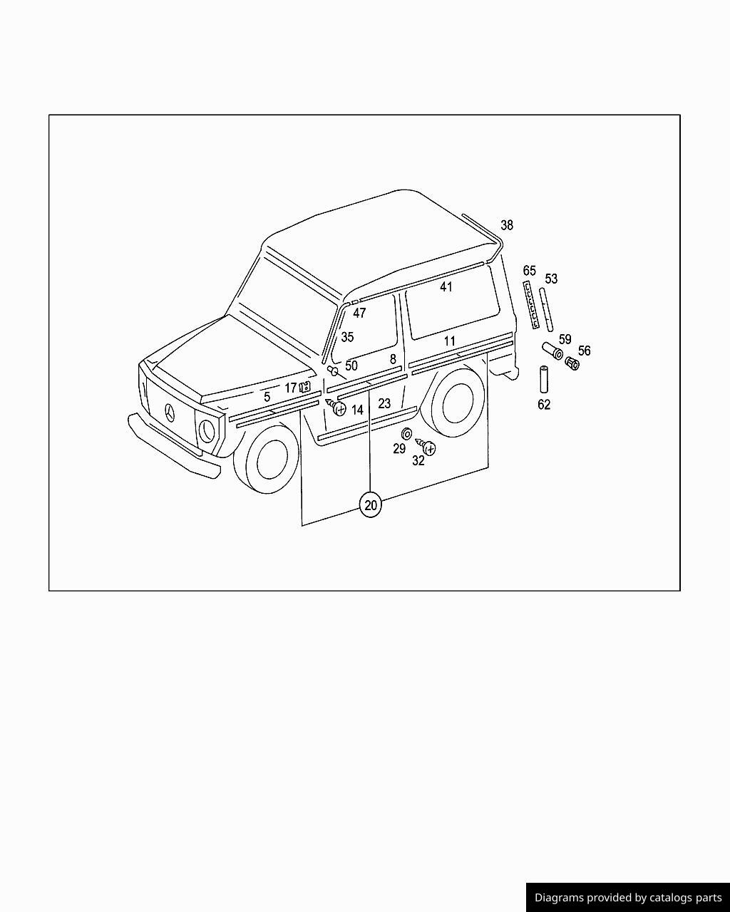 Car part diagram
