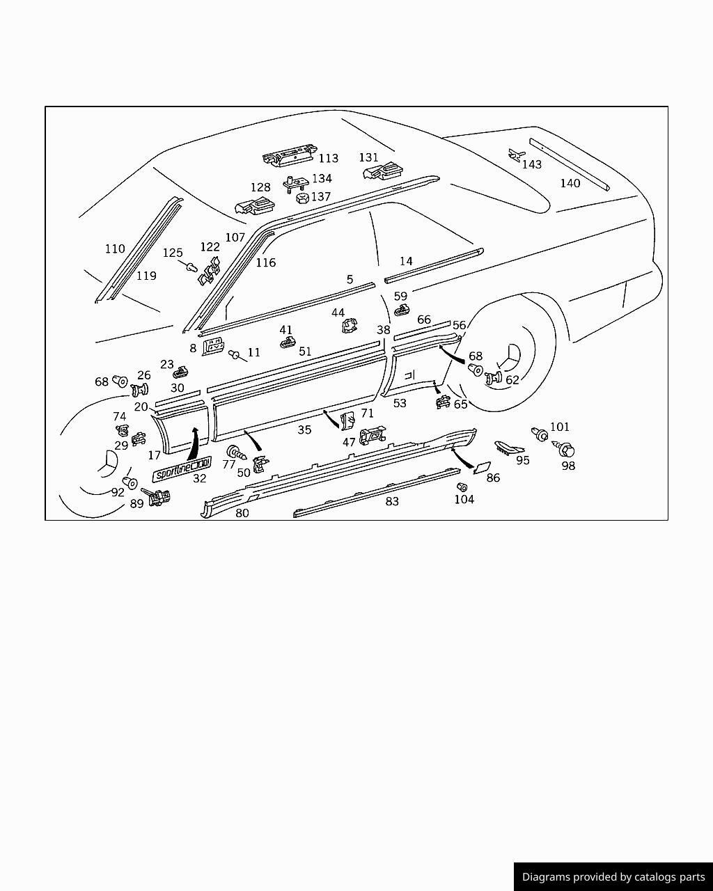 Car part diagram