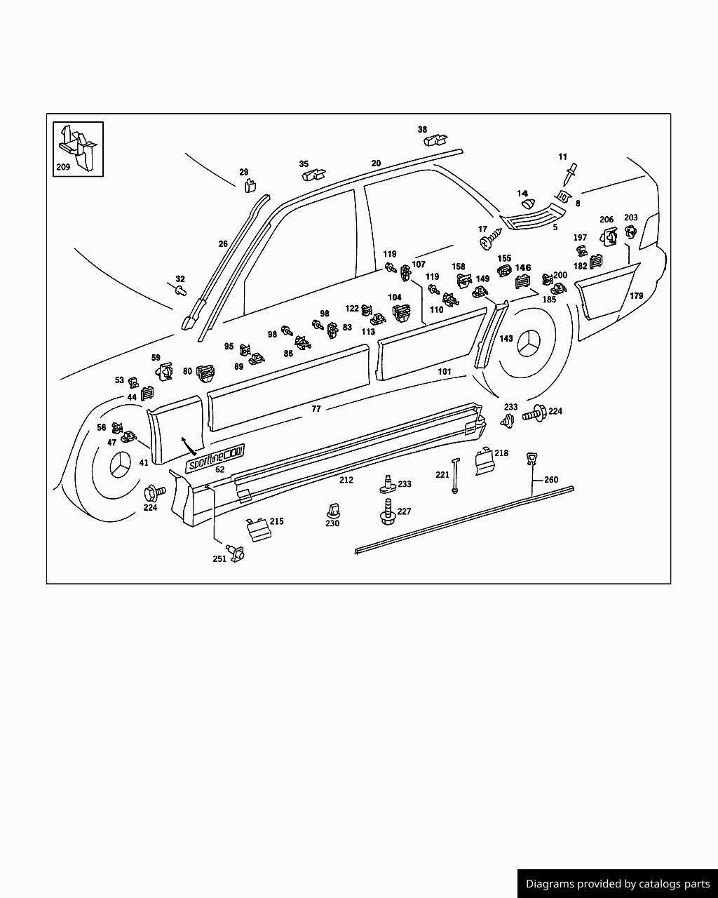 Car part diagram