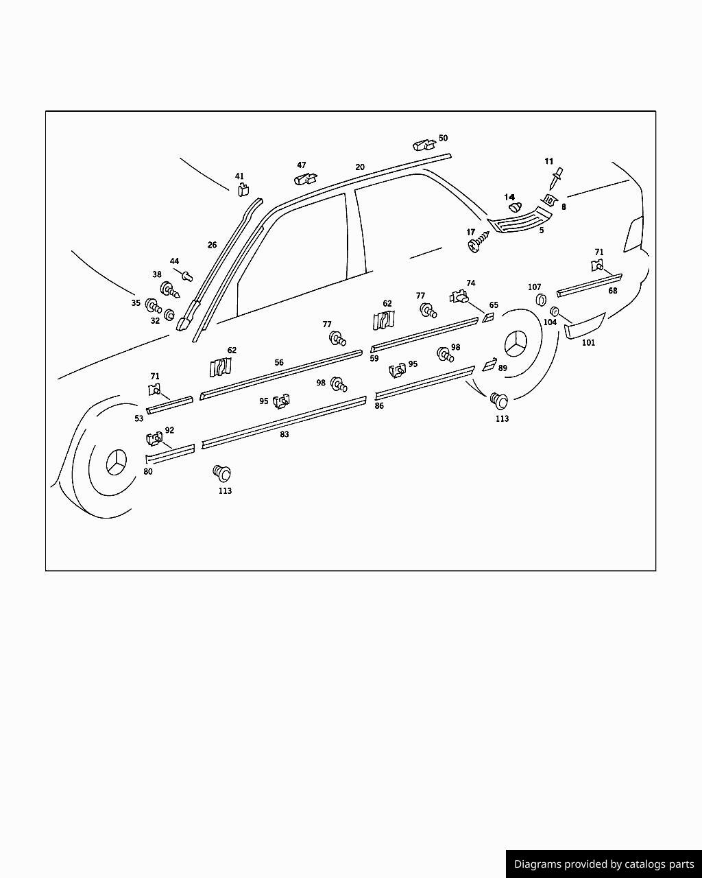 Car part diagram