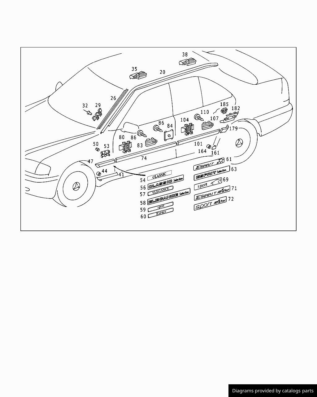 Car part diagram