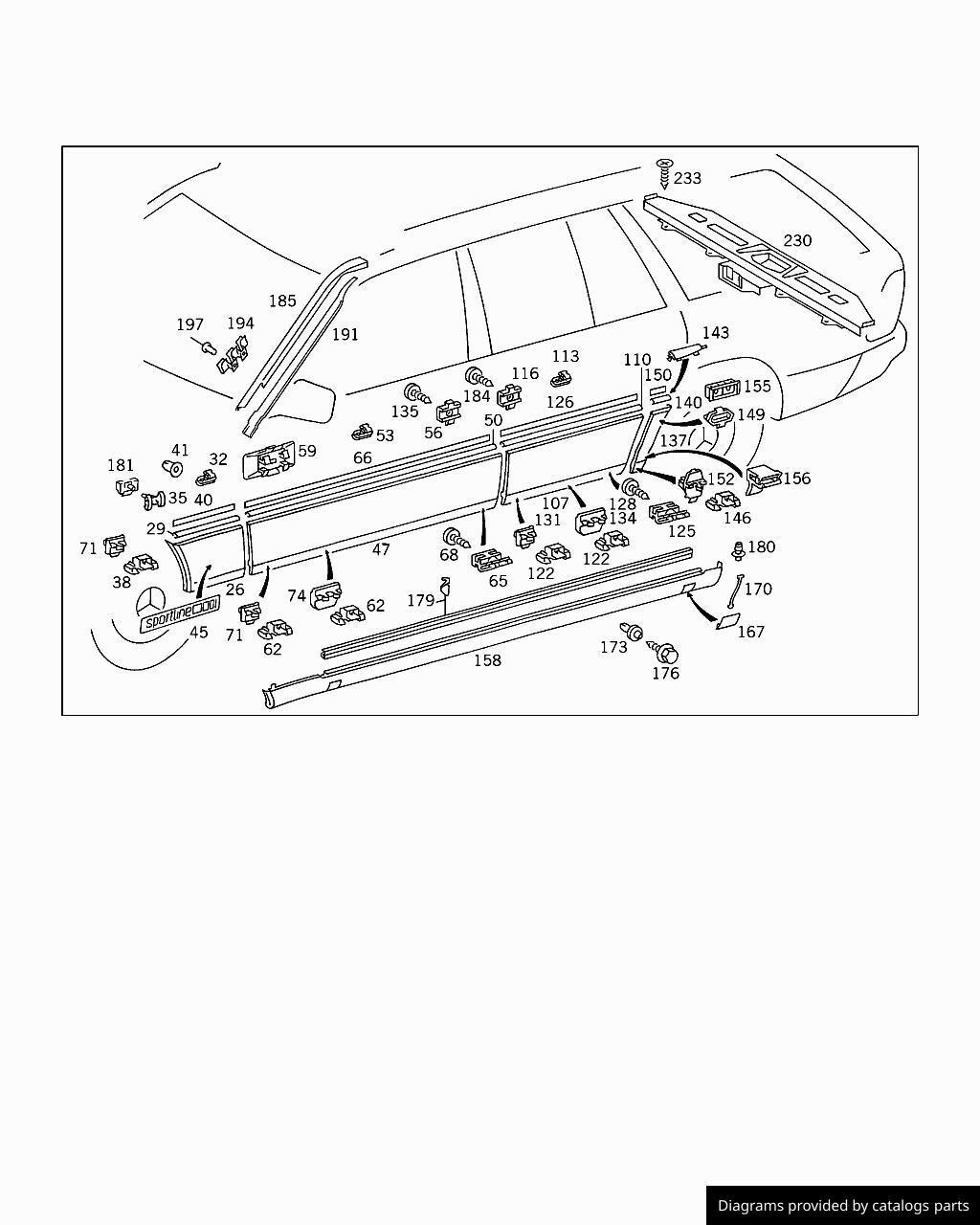 Car part diagram