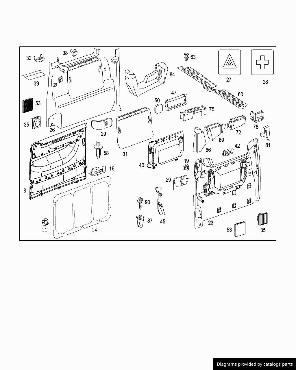Car part diagram