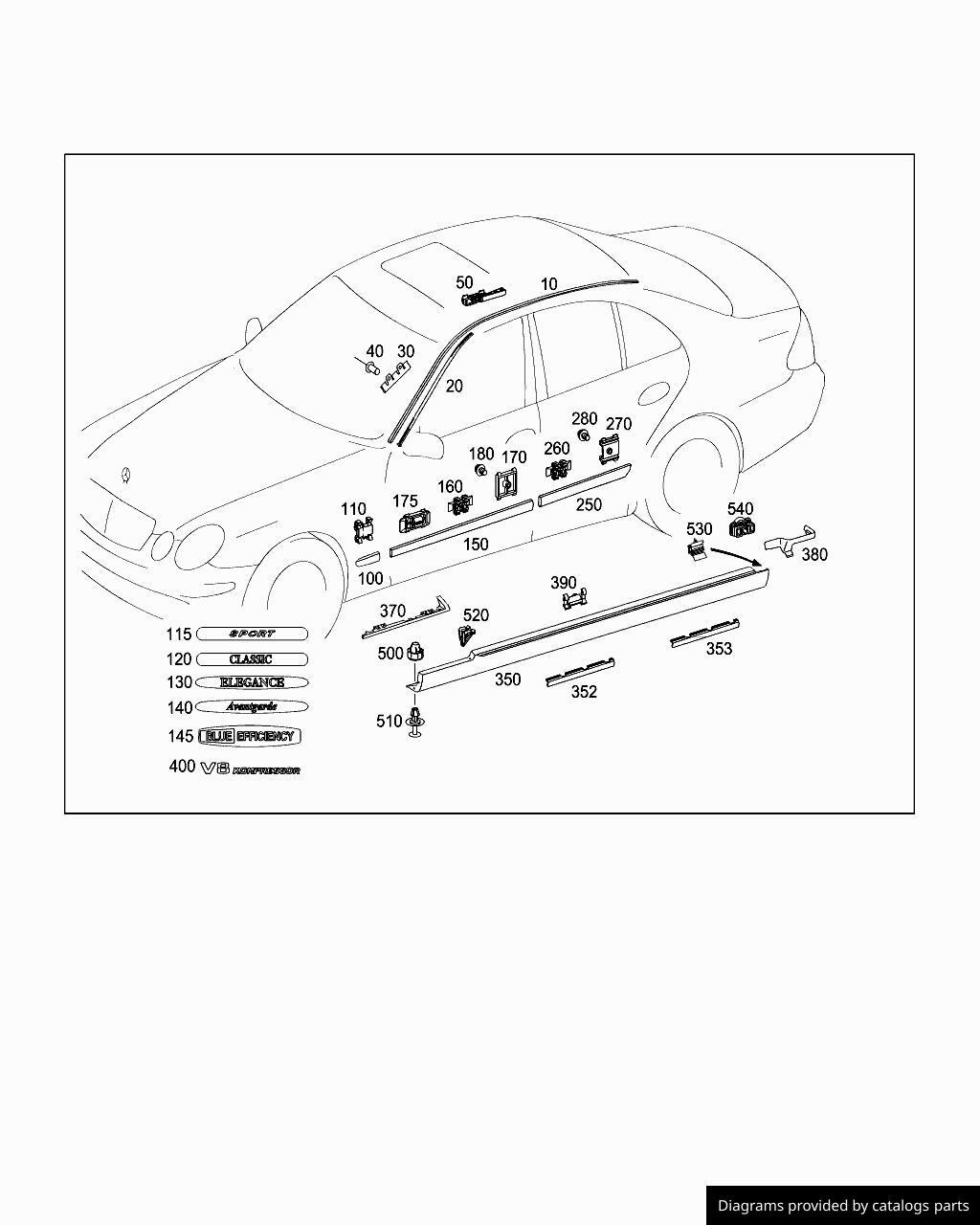 Car part diagram